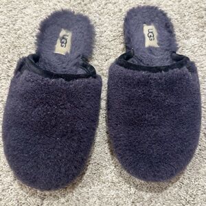 EUC | Ugg Fur Slipper Slides | Size: 8